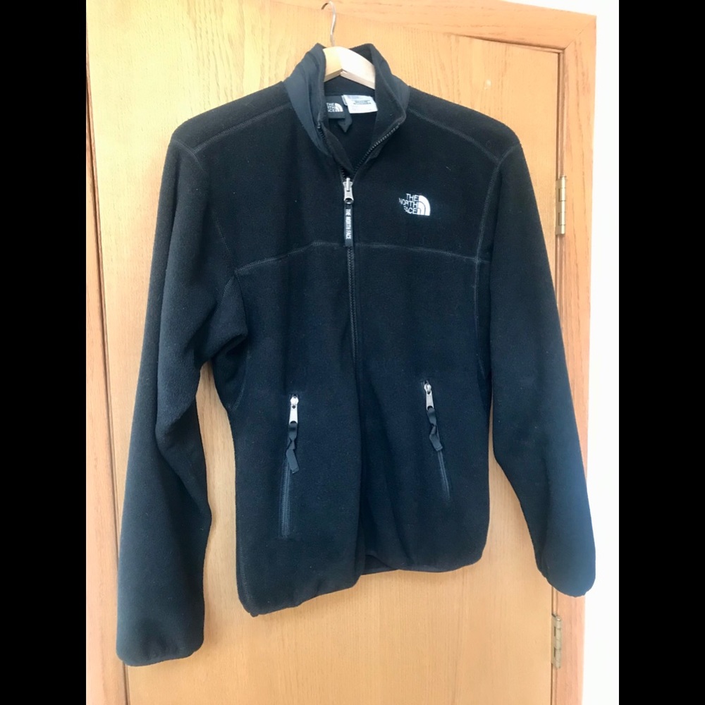 The North Face ☃️ Black fleece jacket ❄️ Ladies M